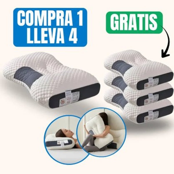 TechConfort™ — Compra 1 y Llévate 4 Almohadas Ergonómicas con Tecnología NASA® | (Solo Hoy)